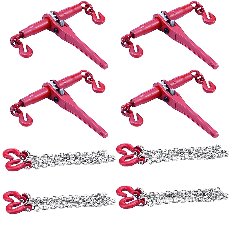 

1/14 RC Truck 4pcs Metal Simulated Steel Chain Tensioner Secure Chain for SCANIA Tamiya 770S R620 for VOLVO ACTROS AROCS Car DIY