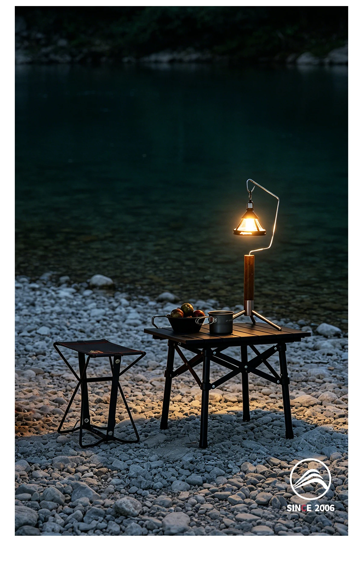BISINNA Campingtisch aus Aluminiumlegierung, ultraleichter tragbarer Klapptisch für Outdoor-Wandern, Picknick, Angeln, Grillen, Reisen – Detail 13