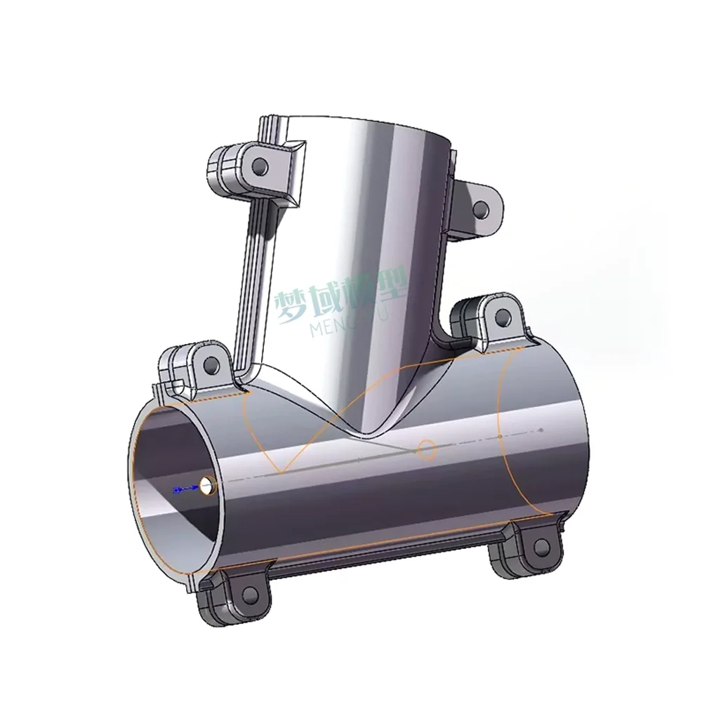 การยกชิ้นส่วนและอุปกรณ์เสริมสามทางเอียง 6061 วัสดุ 40 มม. สําหรับยานพาหนะทางอากาศไร้คนขับ 70 องศาและ 72 องศา