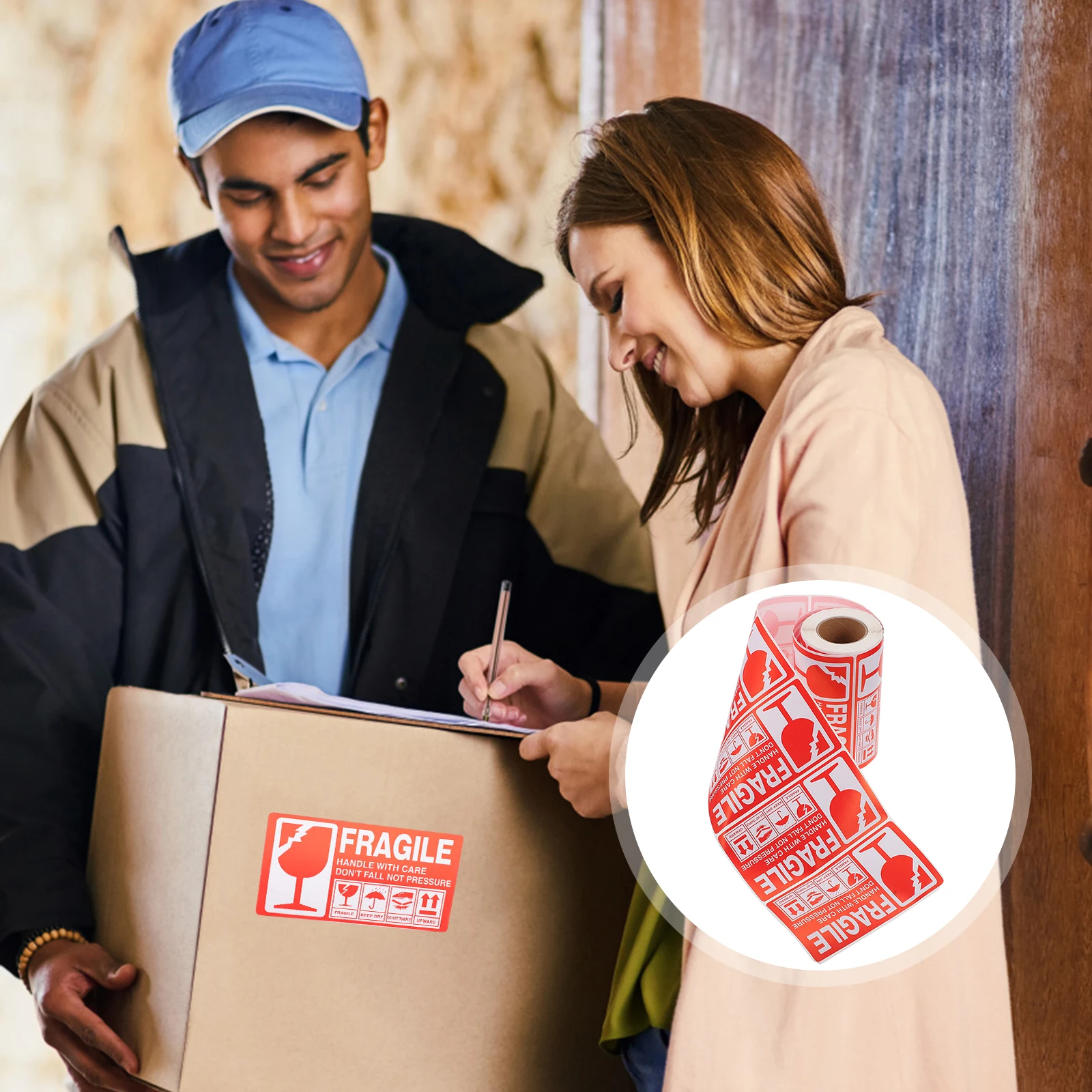 

Fragile Label Handle with Care Sticker Stickers for Shipping Packing Packaging Caution Labels