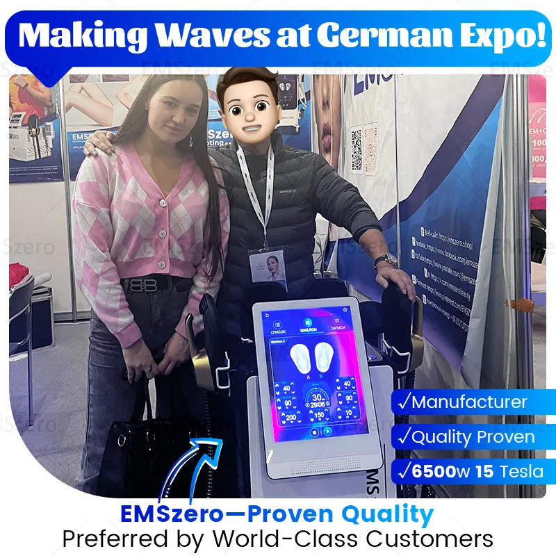 

Emszero Pro Neo Machine 6500W NEO RF Body Sculpt Fat Burn Muscle Toning Electromagnetic Slimming Abdomen Stimulator