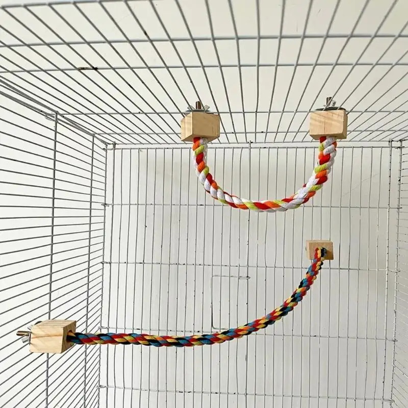 68uc Bird Perch Swing Plantecled Tope Stand Sadaites Toy Branch Bird Cage
