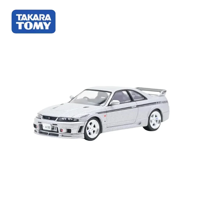 

TAKARA TOMY TOMICA TLV LV-N NISMO 400R Matsuda Secondary GTR R33 Diecast alloy car model Silver holiday gift toy for children.