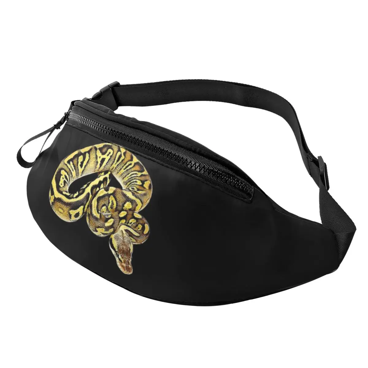 

Ball Python Pastel Leopard Waist Bag for Women Men Crossbody Fanny Pack Running Phone Money Pouch