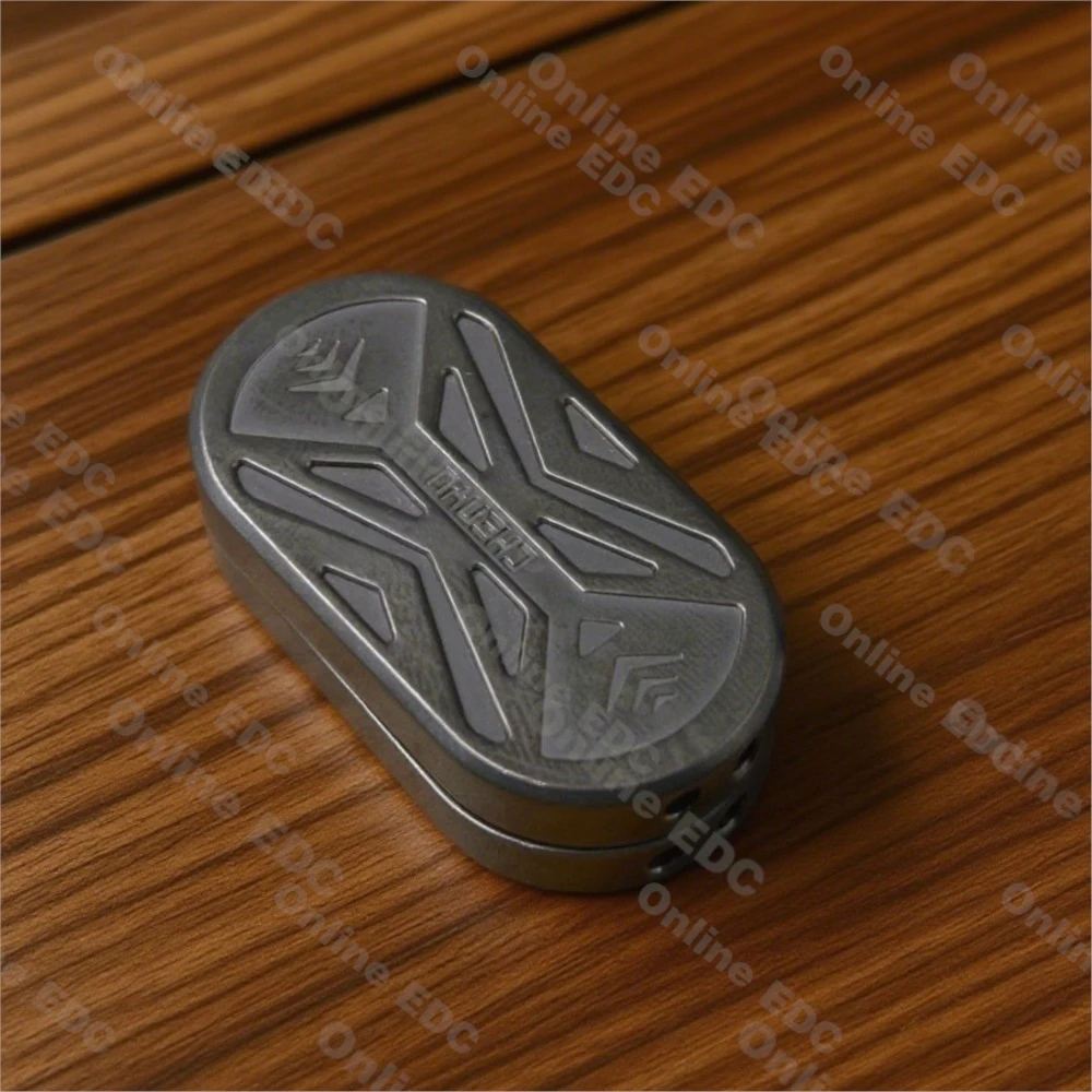 中古 EDC おもちゃ CHENYU ジルコニウム ガーディアン X1 プッシュ スライダー ストレート プッシュ ロータリー ストレス リリーフ おもちゃ 限定 99 個