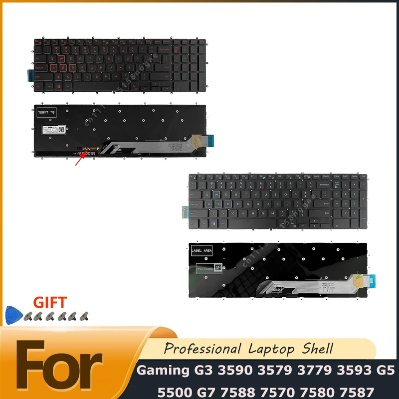 Replacement part for the backlit Keyboard--New Laptop For Gaming Gaming G3 3590 3579 3779 3593 G5 5500 G7 7588 7570 7580 7587