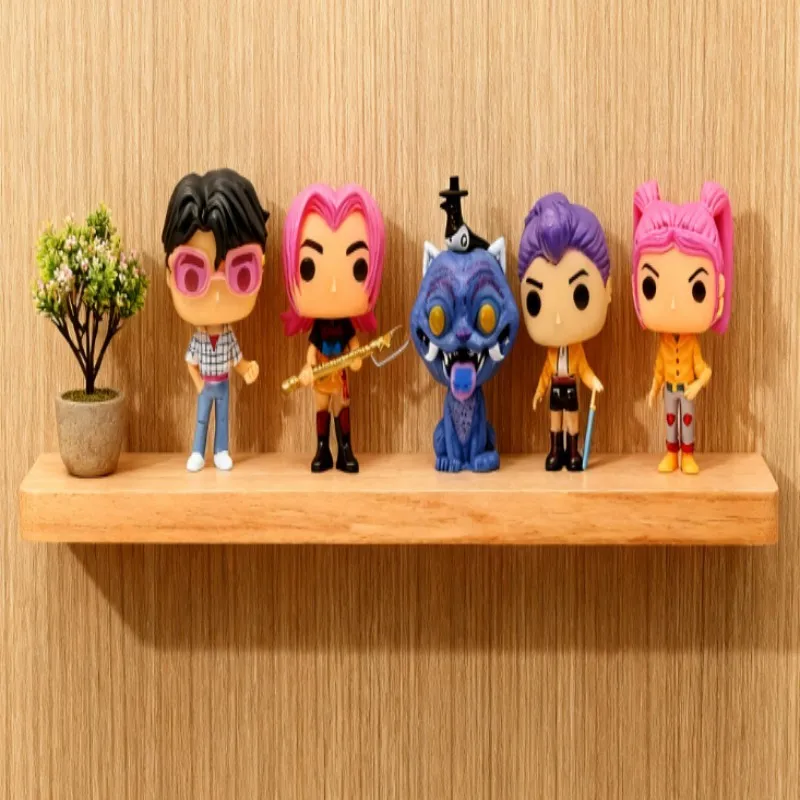 Anime Demons Hunters PVC Figure Set Rumi Zoey Mira Saja 1-6pcs Collectible Miniature Model Toy Gift