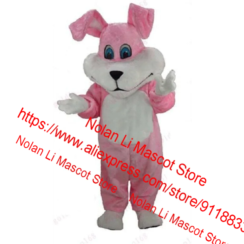 High Quality EVA Helmet Pink Rabbit Mascot Costume Cartoon Set Advertising Game Birthday Party Role-Playing Adult Holiday 169