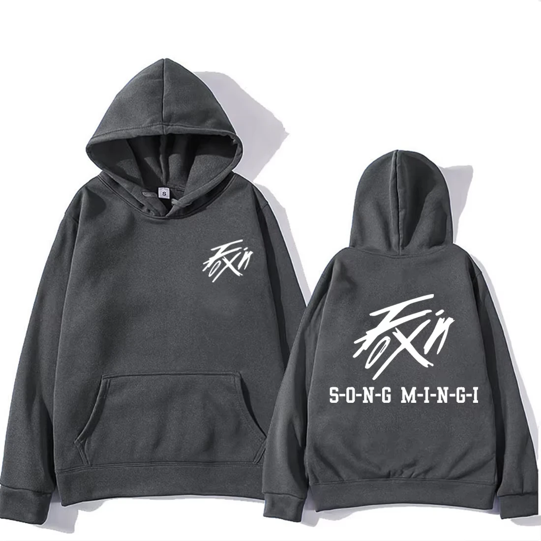 ATEEZ _FIX ON_ Mingi Merch Vintage Hoodies Koreanischer Kpop-Modestil Hoodie Herren Langarm Streetwear Winter Unisex Kleidung – Detail 12