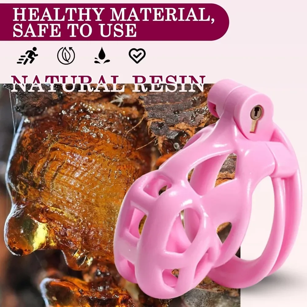 3D Printing Chastity Cage Curve Rings Fidelity Cage Extreme Micro Cock Cage Hentai Invisible Sex Toy for Male SM Sex Game - view 3