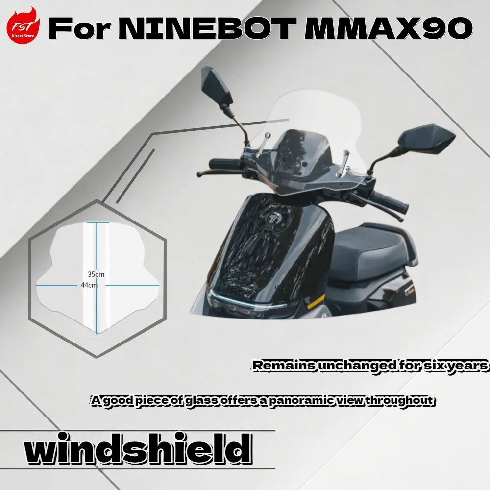 

For Ninebot MMAX90 Modified Front Windshield Wind Screen Chest Protector Part for Personal Transporter