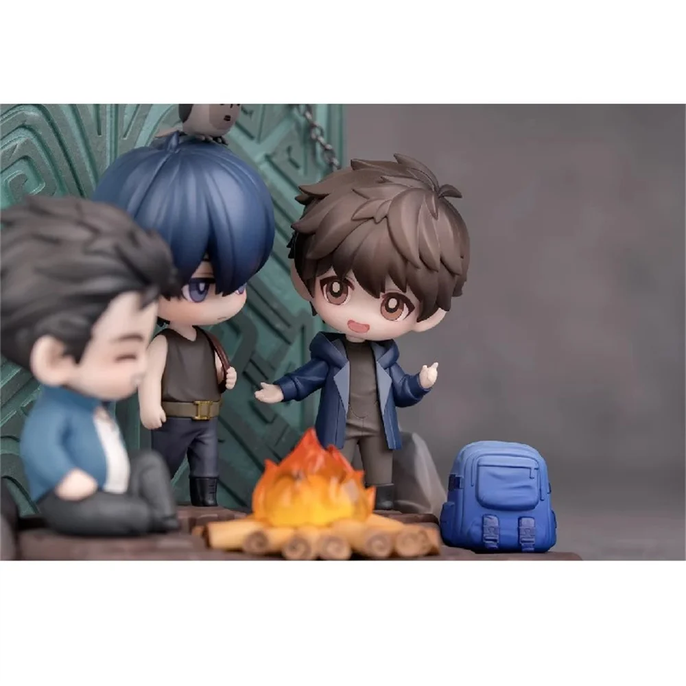 Anime Time Raiders DMBJ Dao Mu Bi Ji Kylin Zhang Qiling Wu Xie Wang Panzi Figure Figurine Doll Model Toy Official Original
