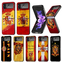 Spain Coat Of Arms Flag Hard PC Back Phone Case for Samsung Galaxy ZFlip 6 5 Z Flip 4 ZFlip6 Z Flip6 5G ZFlip4 Flip3 Zflip5 Cove