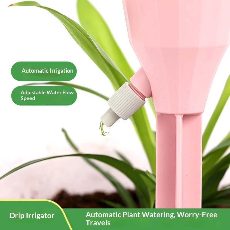 Adjustable Automatic Plant Watering Spike Drip Irrigation Device Self Watering System for Potted Flower Garden Plant Care Tool