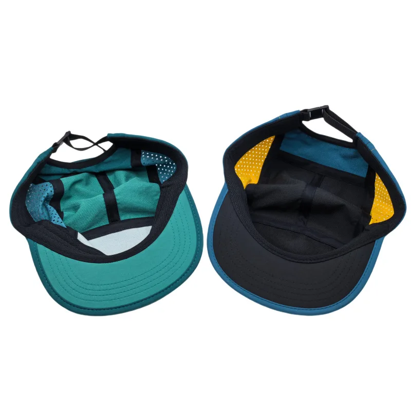 Ultralight 5 Panel Mesh Cap Dry Quick Breathable Running Cap Outdoor Sports Hat For Cycling Baseball Trail Running Snapback Hat