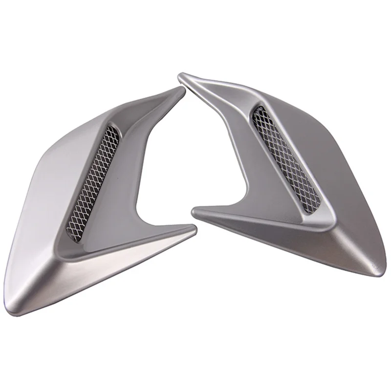 

2 Pieces Of Car Mudguard Side Inlet And Outlet Decorative Stickers Decorative Accessories Universal Decorative Cover Stickers