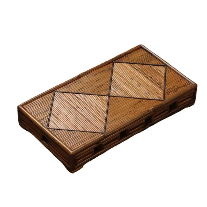 for Merlot Bamboo Long Case Table Tea Tray for Xiangfei Bamboo Utensils Chinese Small Tea