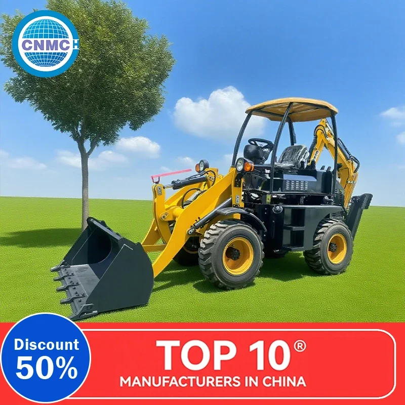

CNMC 8 Tons 4x4 Wheel Backhoe Loader Excavator Loader High Performance CE EPA Certification Construction Garden Farm