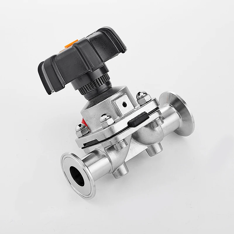 19mm 25mm 32mm 51mm Stainless Steel Quick Install Diaphragm Valve 316L Sanitary Manual Quick-connect Chuck Type Valves