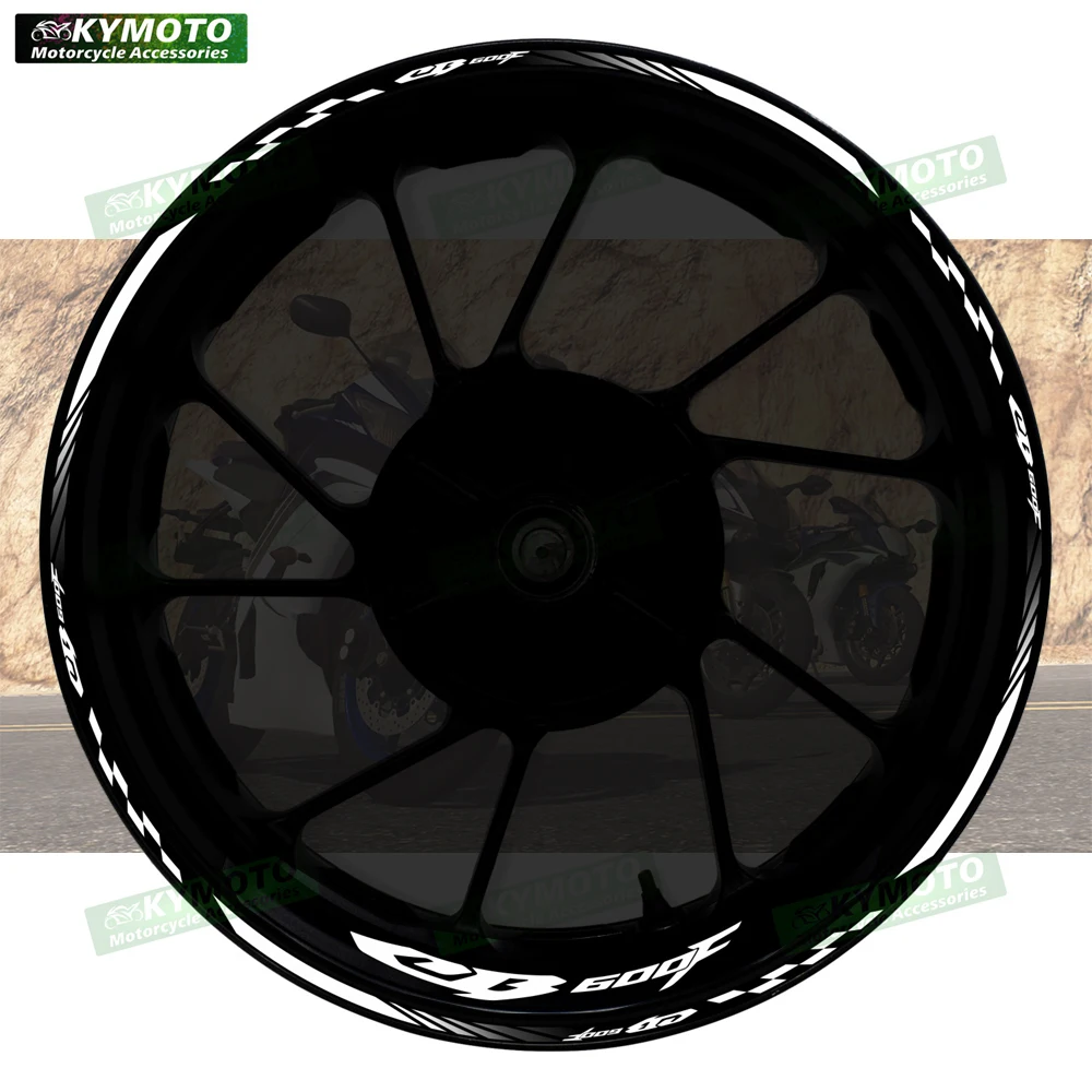 

For Honda CB600F CB 600F motorcycle accessories 17 inch front and rear wheel decals hub modified reflective wheel rim stickers