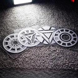 Creative Cold Fusion Arc Reactor Cartoon Motorcycle Stickers for Fuel Tank Waterproof Motorbike Helmet Cafe Racer Vinyl Decals