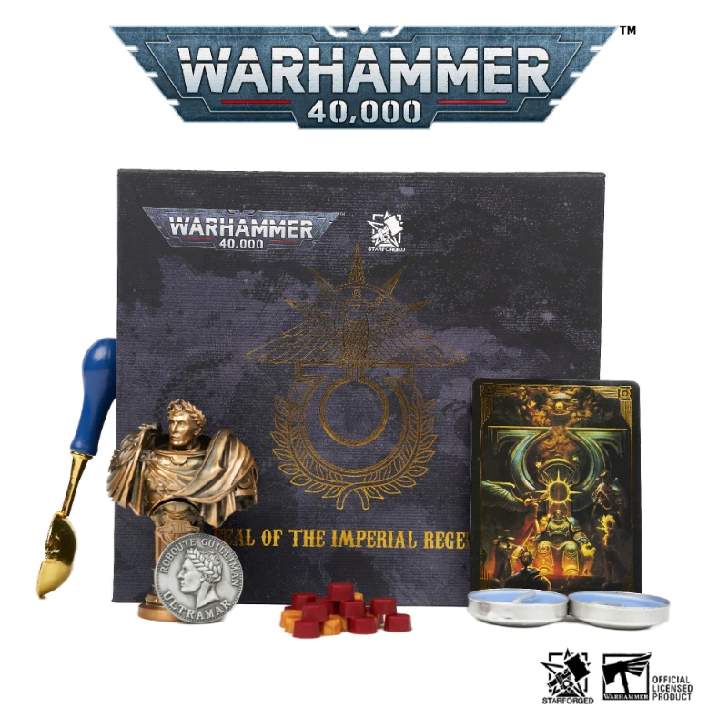 Starforged: Imperial Regent's Seal, Lacquer Seal, Bust, Warhammer 40K Game Peripheral Products