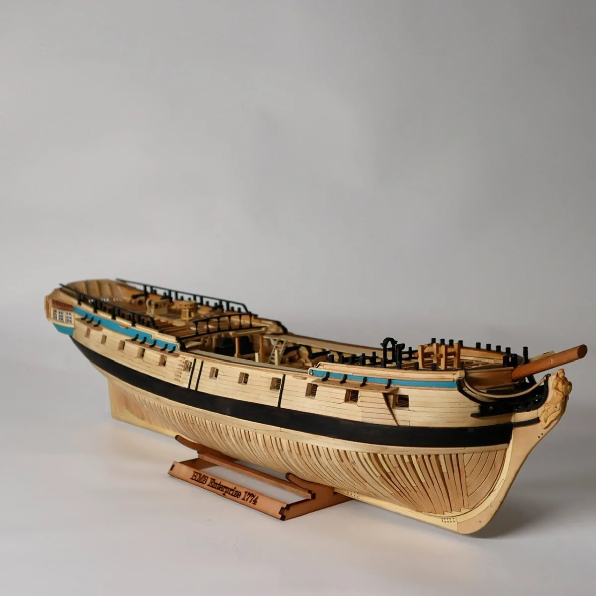 1/96 simulação empresa veleiro 45cm estrutura costela completa material de madeira kit modelo de veleiro menino brinquedo presente ornamento