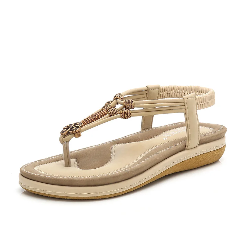 

2025 new women's thick soled sponge cake oversized women's sandals fashionable Roman shoe style 36-44