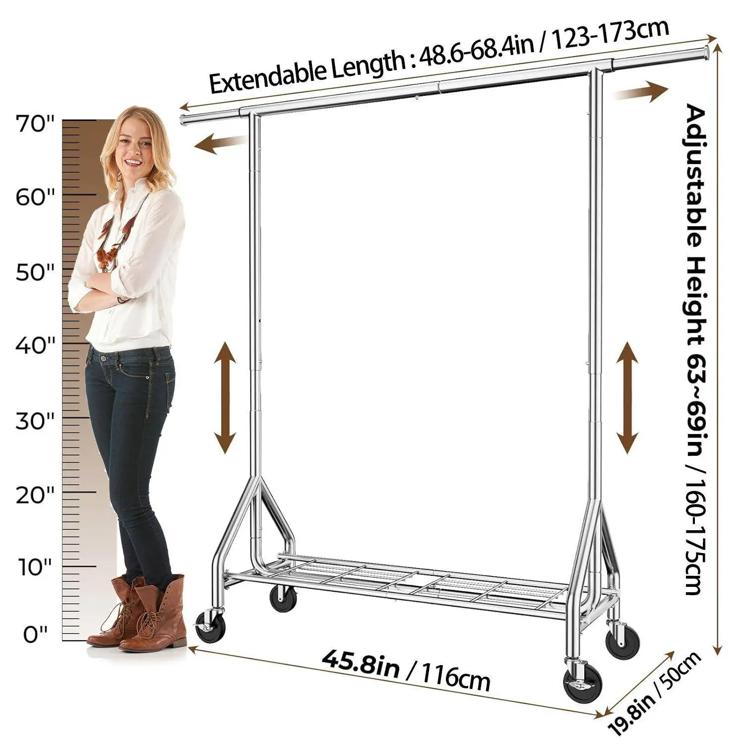adjustable-clothing-drying-rack-stand-display-stand-for-clothing-stores-home-use-retractable-storage-space-saving-design