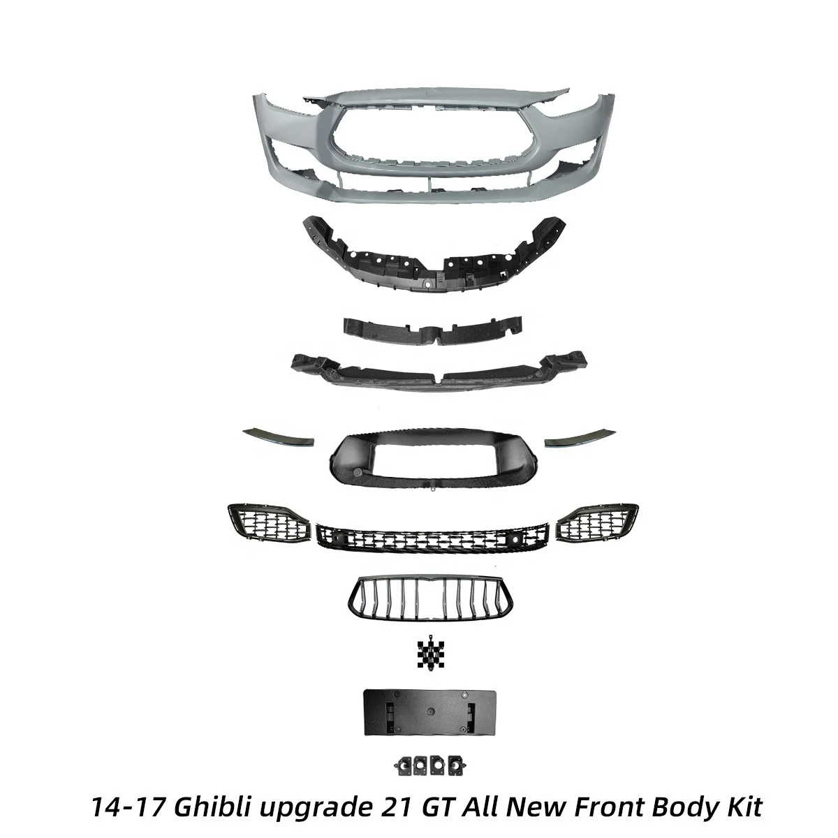 

2014-2021 Ghibli fabric upgrades the new body kit for the 2021 GT front bumper grille