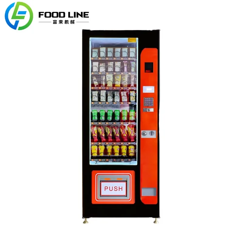 Best Selling Outdoor Vending Machine Snack Drinks Veniding Machine Combo Self Snack Vending Machine