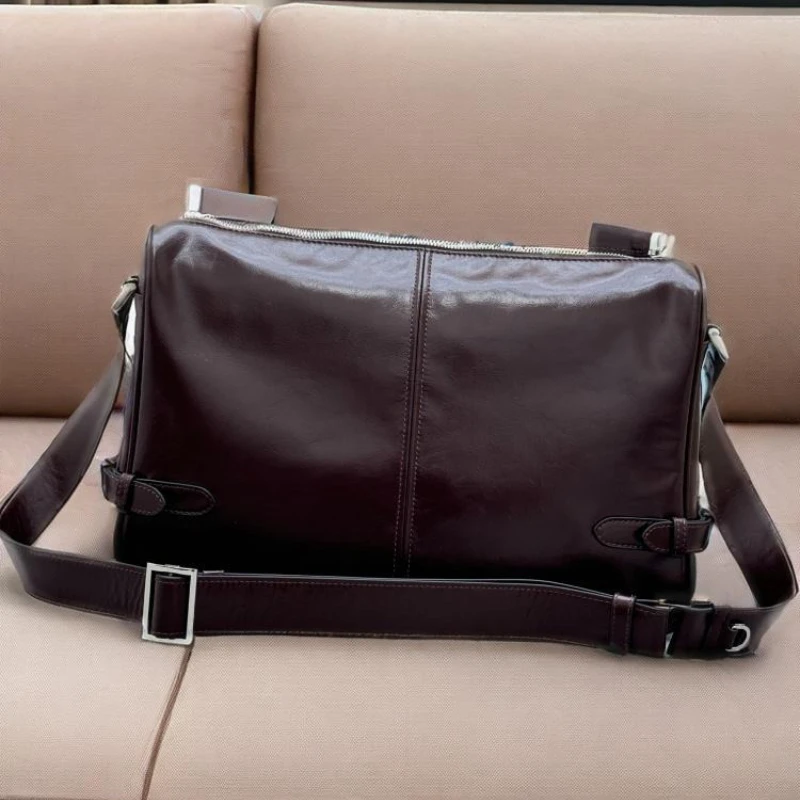 

Genuine Leather Luxury Women Shoulder Bags Fashion Designer High Quality Real Leather Ladies Famous Brand Handbags 2025 Trend