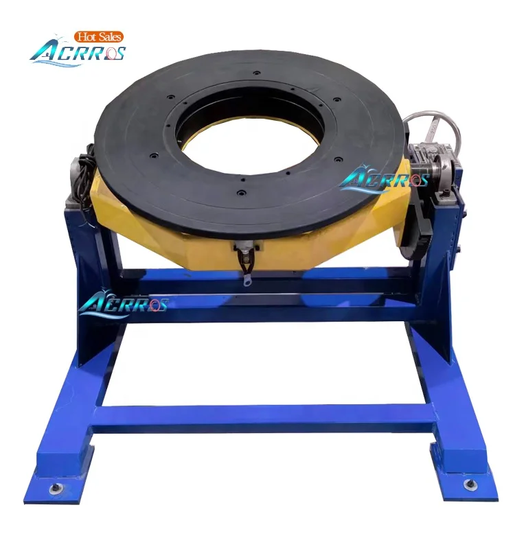360mm Through Hole Metal Hoses Flange Flexible Hose Welding Positioner Rotator Through Hole Welding Flange