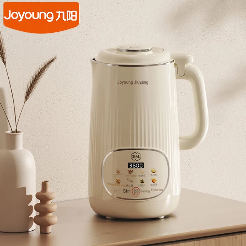 1.4L Large Capacity Soy Milk Maker 316 Stainless Steel Inner Pot 12H Preset Program Blender for Home Kitchen food processor 220V
