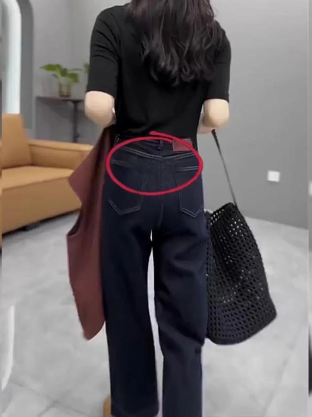 

Джинсы прямого кроя с высокой талией больших размеров для женщин, новинка весеннего сезона, для фигуры типа «груша», облегающие, узкие, широкие брюки