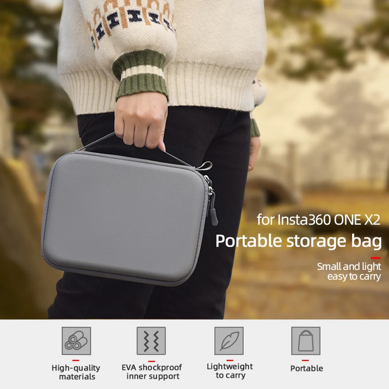 Storage Bag For Insta360 ONE X2 Panoramic Camera Handbag Portable Waterproof Carrying Case Box For Insta360 ONE X2
