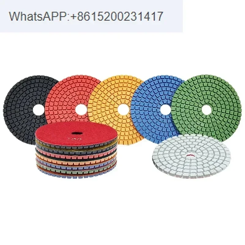 Water grinder, stone polishing pad, marble, granite, quartz, refurbished angle grinder, polishing pad, 3/4 inch, 100mm(10PCS)acc