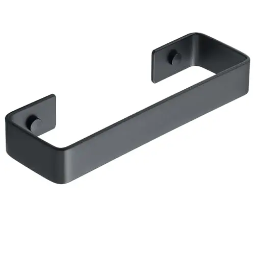 

Matte Black 8 Inch SUS304 Stainless Steel Wall Mounted Towel Bar For Bathroom And Kitchen Use