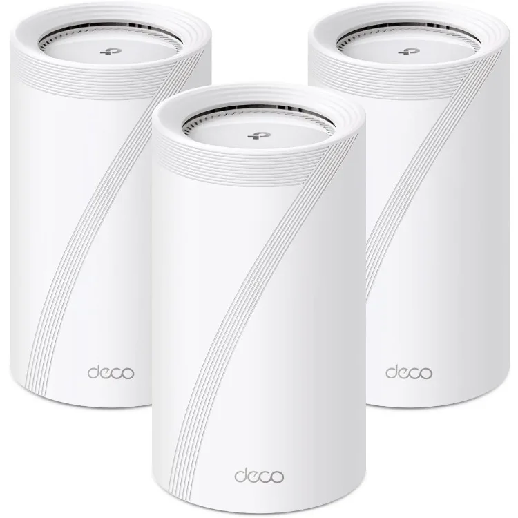 

TP-Link Tri-Band WiFi 7 BE22000 Whole Home Mesh System (Deco BE85) | 12-Stream 22 Gbps | 2× 10G + 2× 2.5G Ports Wired Backhaul