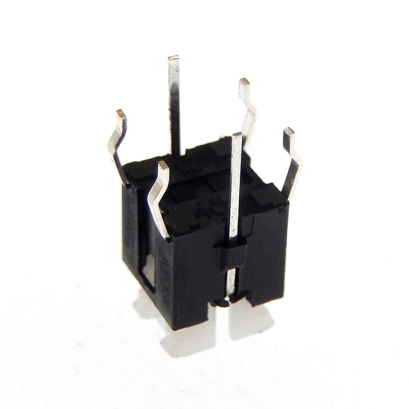 5Pcs 6*6*9.5mm 6PIN DIP Through Hole Micro Push Button Tactile Momentary With LED Switch Tact Push Indication Button mode