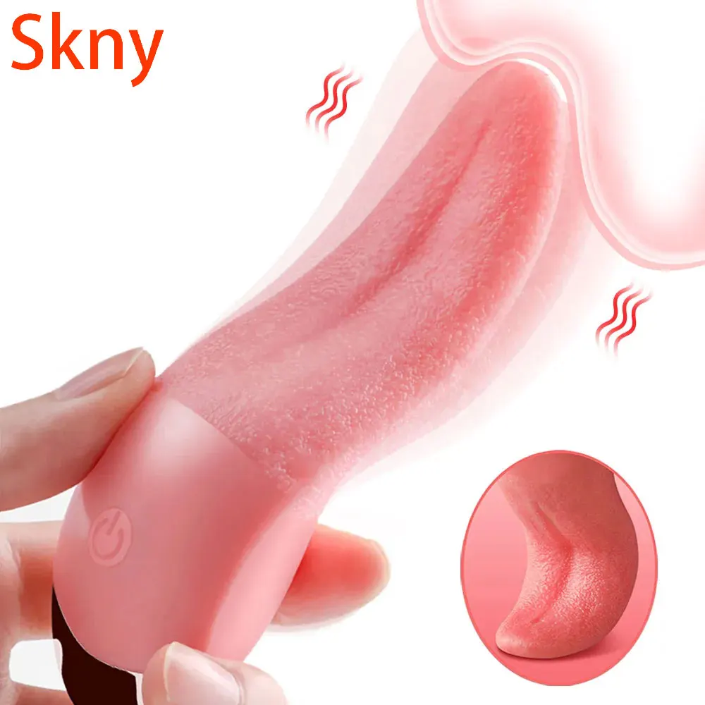 10 Modes Tongue Licking Vibrator For Women G Spot Clitoral Stimulator Dildo Nipple Female Masturbator Vibrators Sex Toys Aldult