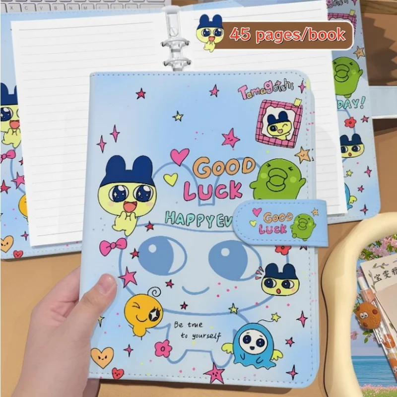 

New Tamagotchi Magnetic Attraction Student Study Notebook Cute Cartoon Diary High Face Value Student Notebook Hard Book A5/a6