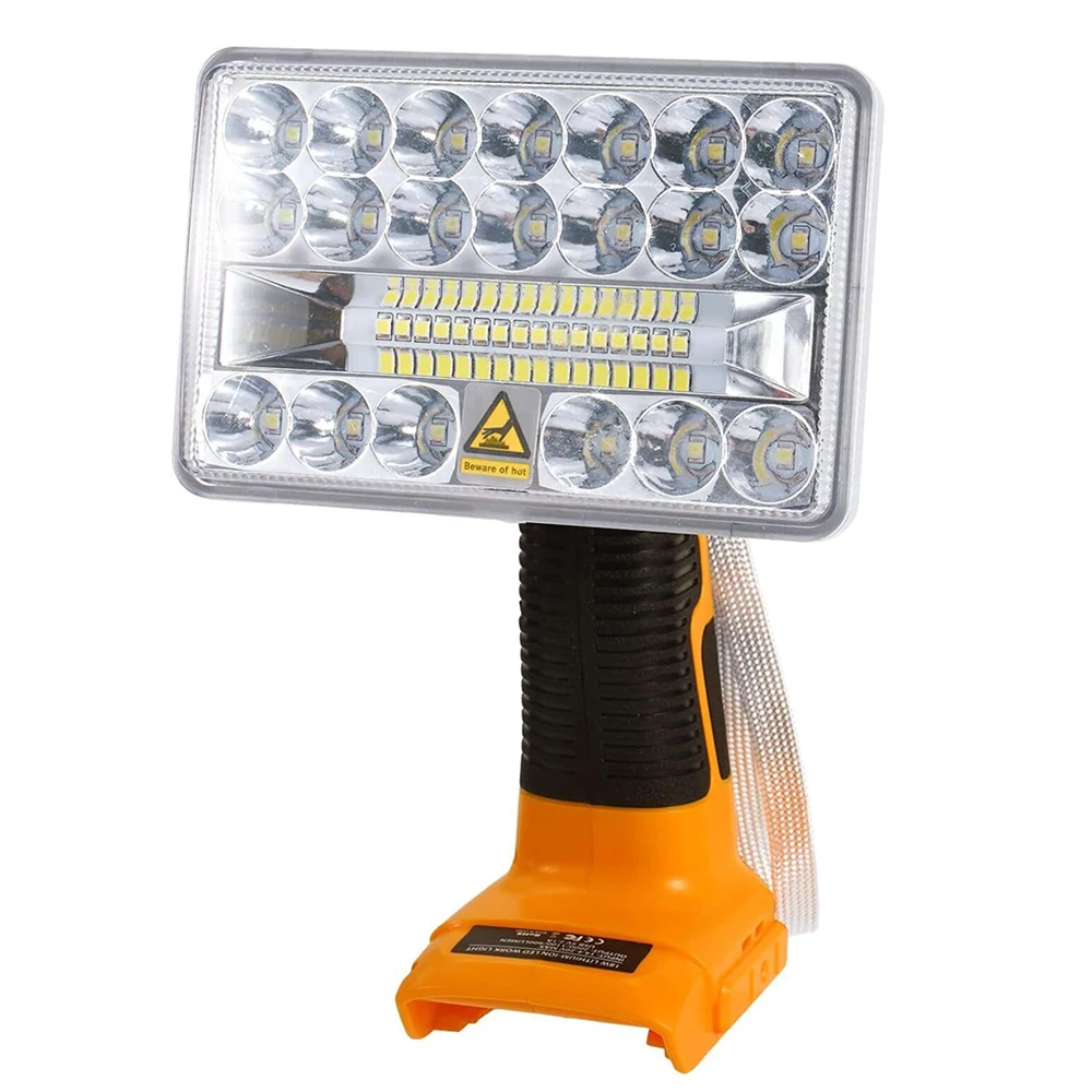 For Dewalt 18W 5 Inch Tool Light Indoor and Outdoor Light Led Light Work Light for DEWALT 18V Lithium Ion Battery DCB201 DCB200