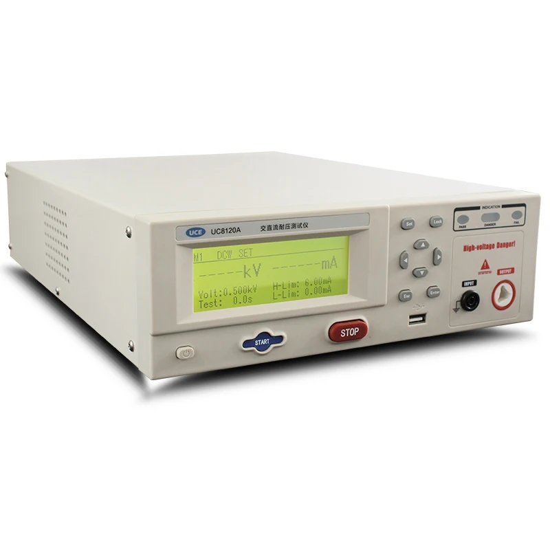 

ИК-Изоляционное сопротивление Выдерживаемое Напряжение Тестер UC8120A AC DC Hipot