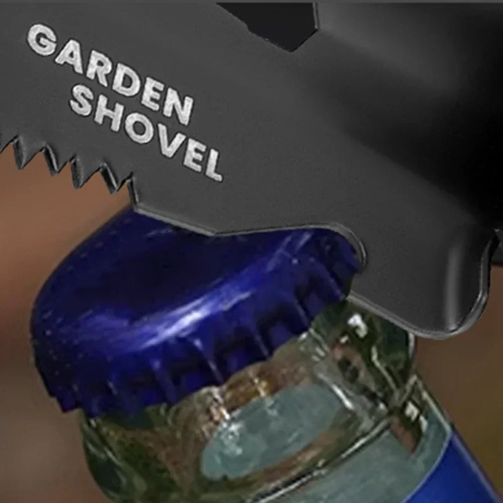 Pala da campeggio all'aperto 8 funzioni Pala da ingegnere portatile Pala da giardino multifunzionale per esterni portatile Utensili manuali multipli