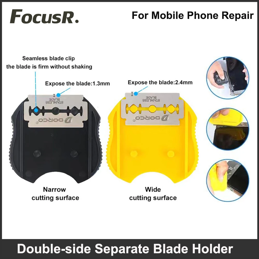 G0-013 Double-Sided Separate Blade Holder For iPhone OCA Polarizer Caulking Glue Remover Edge LCD Screen Separating Repair Tools