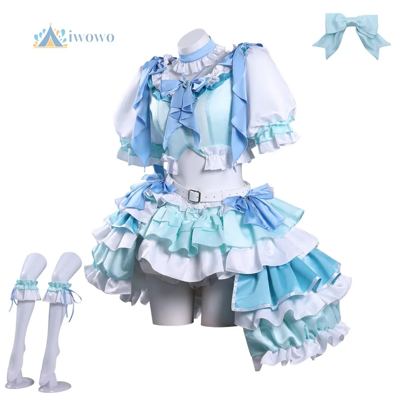 

Puella Magi Madoka Magica Miki Sayaka Cosplay Costume Lolita Dress Uniform Hallowen Carnival Anime Party Play Role Clothes New