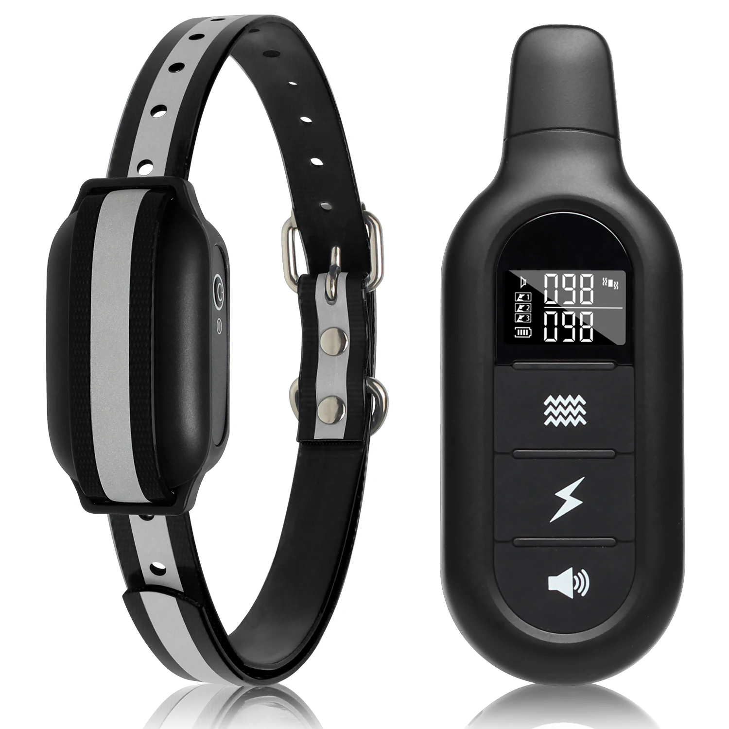 

3300 футов дистанционный ошейник для дрессировки собак с звуковым сигналом и вибрацией IPX7 водонепроницаемый перезаряжаемый электрический ошейник для дрессировки домашних животных для собак