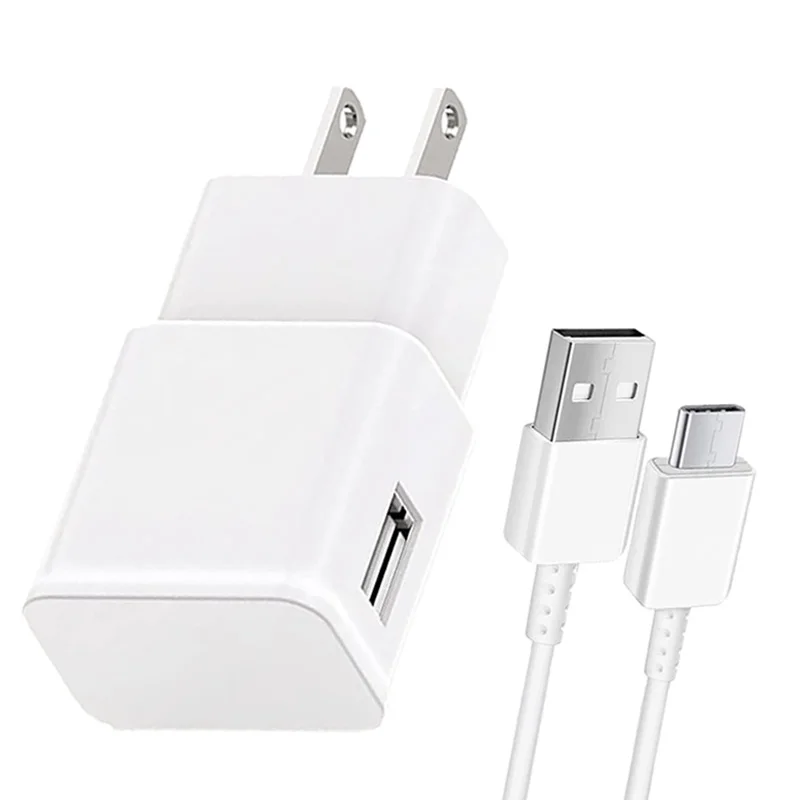 15W US Plug For SAMSUNG Galaxy S8 S9 9V1.67A Fast Charging 120CM USB C Cable Wall Charger For S10e 9C S10 Plus A710 A70 A50 A60