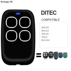 Clone Ditec GOL4 BIXLG4 BIXLP2 BIXLS2 Rolling Code GOL4C Fixed Code Remote Controller DITEC Garage Door Opener 433,92 Mhz